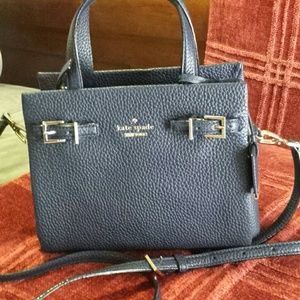 Authentic Kate Spade navy shoulder bag
